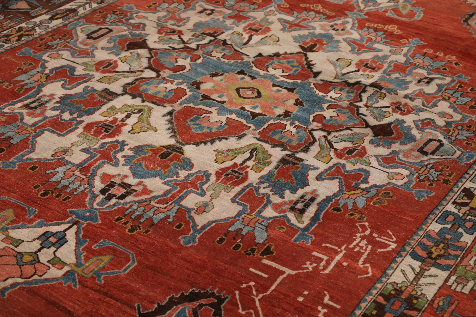 Thumbnail 6 for Antique Persian Bakhtiar Traditional Rug 97183