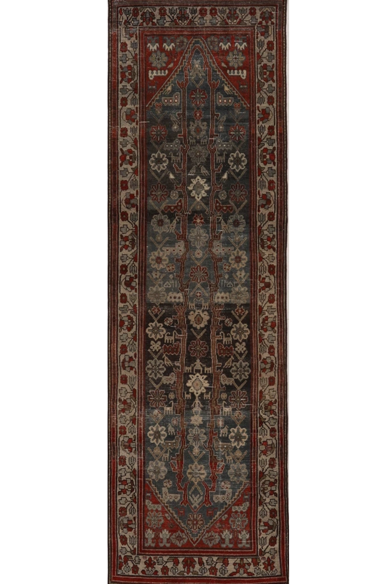 Thumbnail 7 for Antique Persian Malayer Transitional Rug 98009