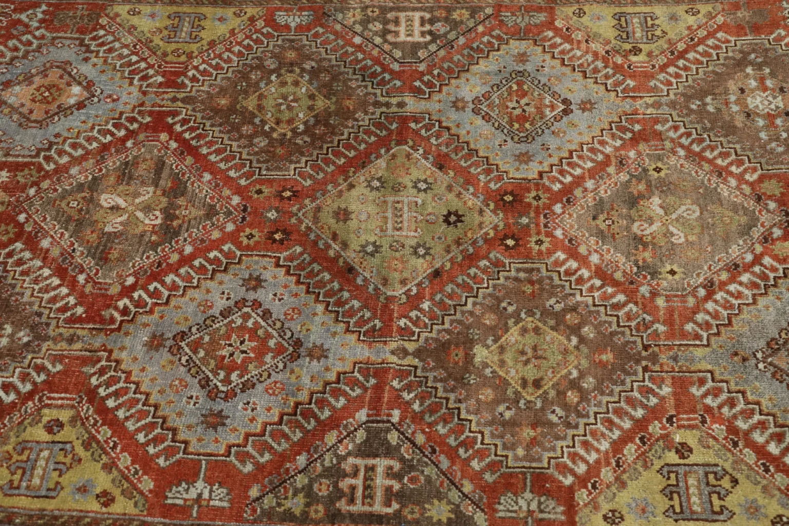 Thumbnail 7 for Antique Persian Shiraz Traditional Rug 98012