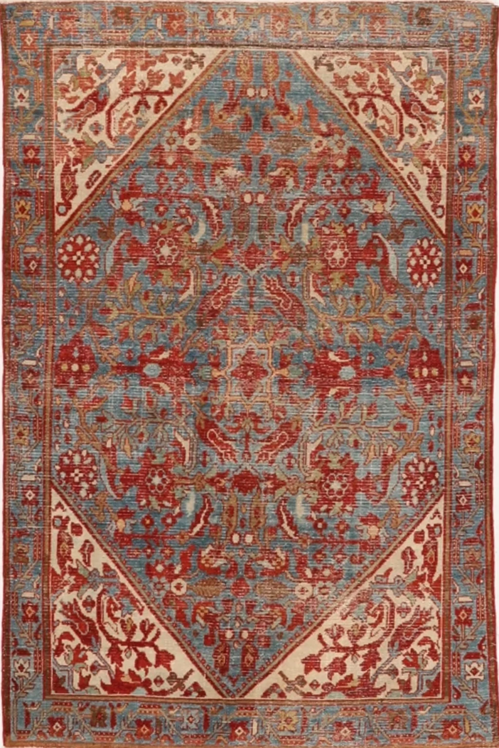 Thumbnail 11 for Antique Persian Malayer Traditional Rug 98017