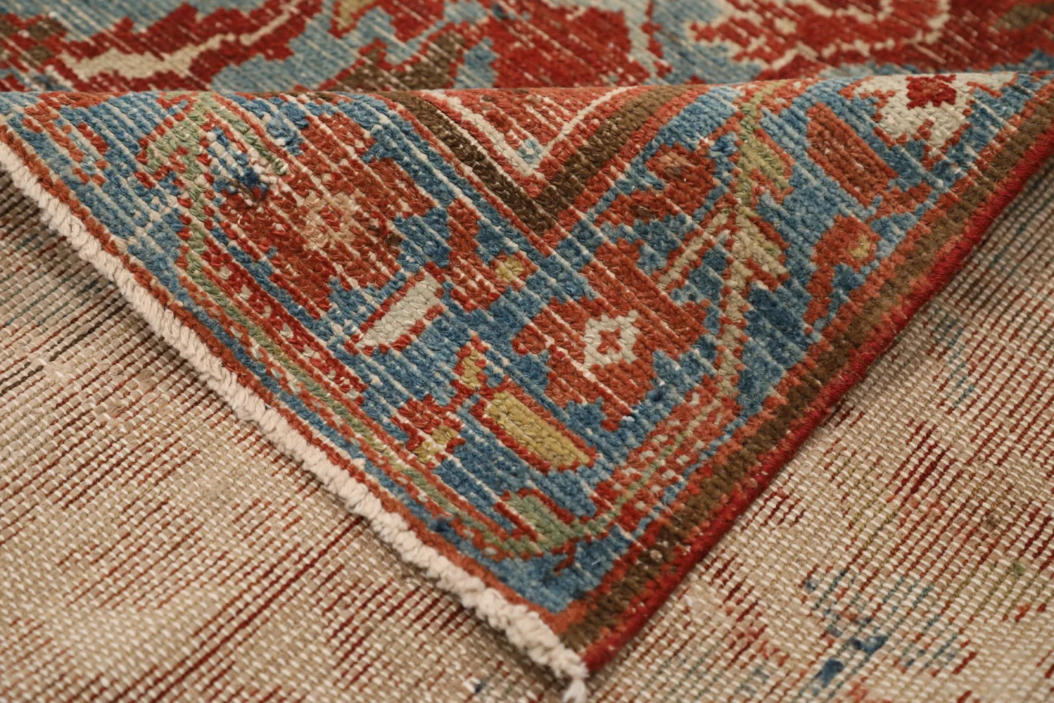 Thumbnail 9 for Antique Persian Malayer Traditional Rug 98017