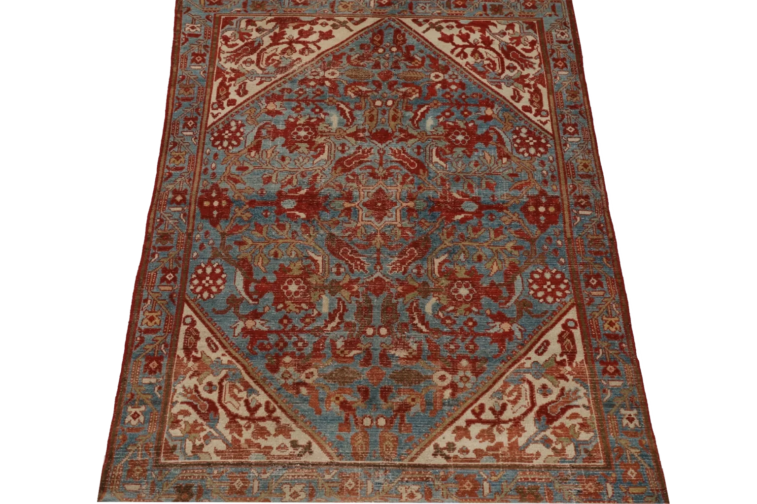 Thumbnail 12 for Antique Persian Malayer Traditional Rug 98017
