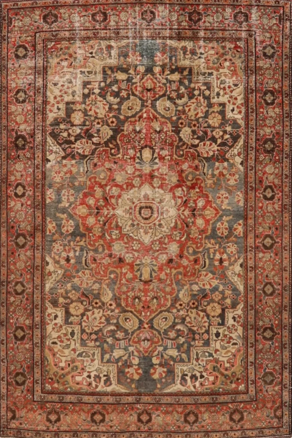 Thumbnail 12 for Antique Persian Hamadan Traditional Rug 98019