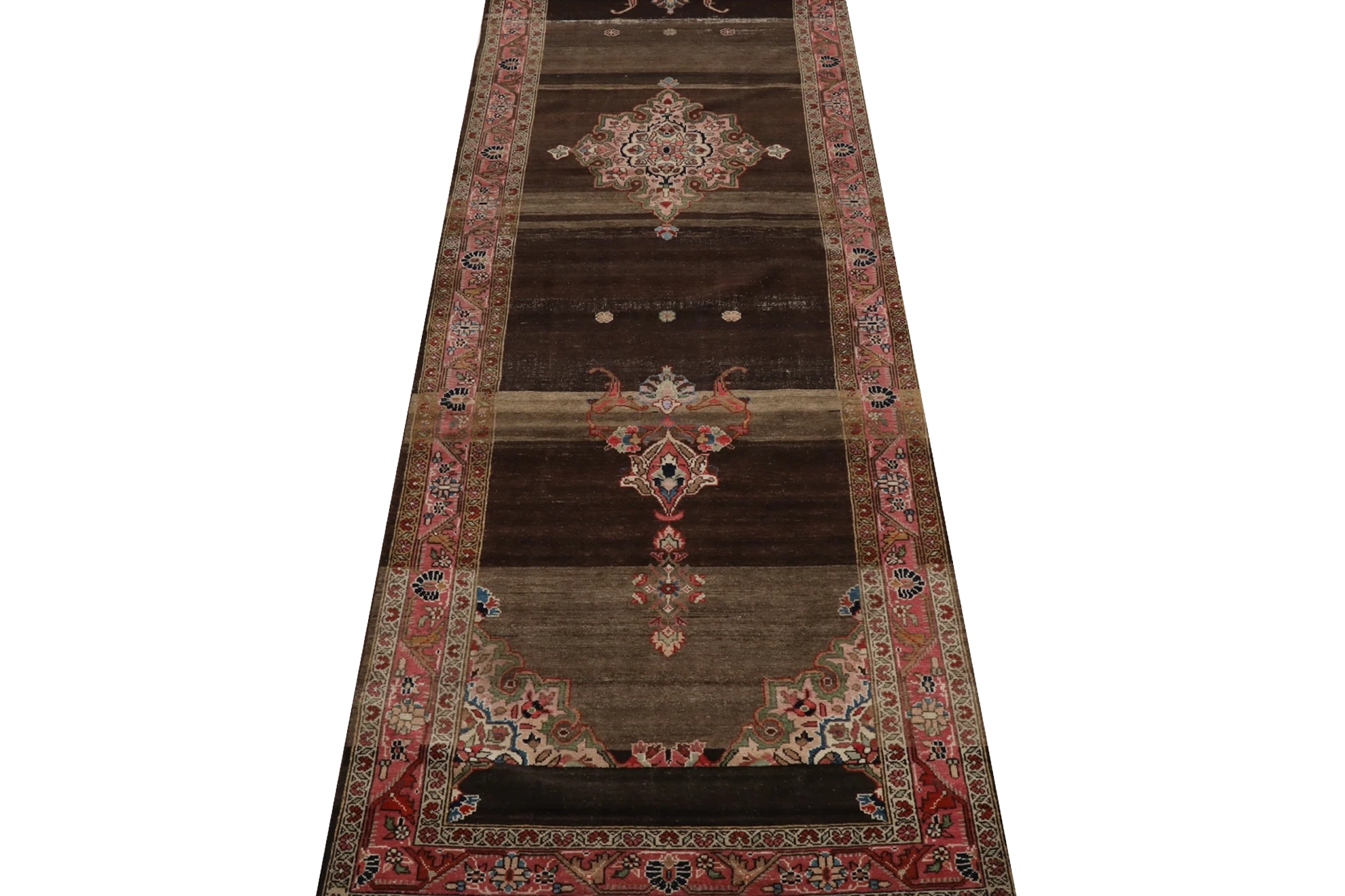 Thumbnail 4 for Antique Persian Mahal Transitional Rug 98020