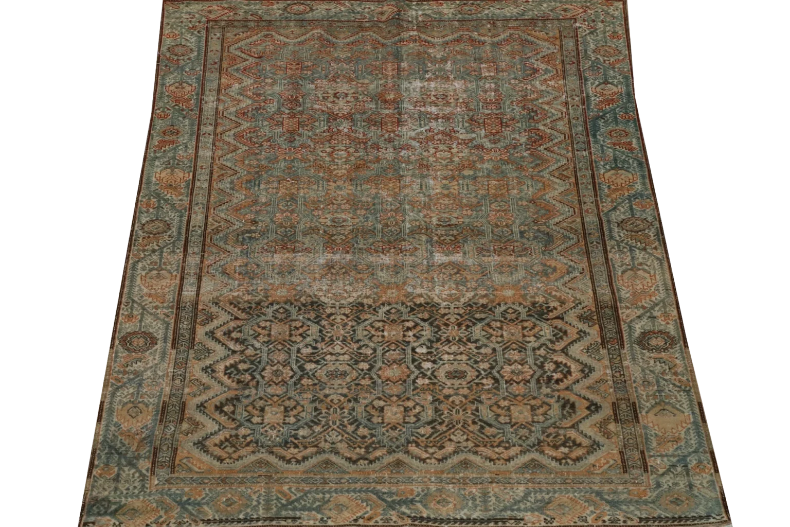 Thumbnail 10 for Antique Persian Malayer Transitional Rug 99564