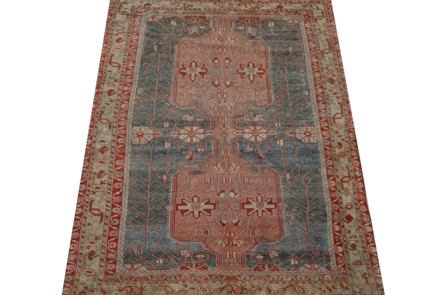 Thumbnail 11 for Antique Persian Mahal Transitional Rug 99566
