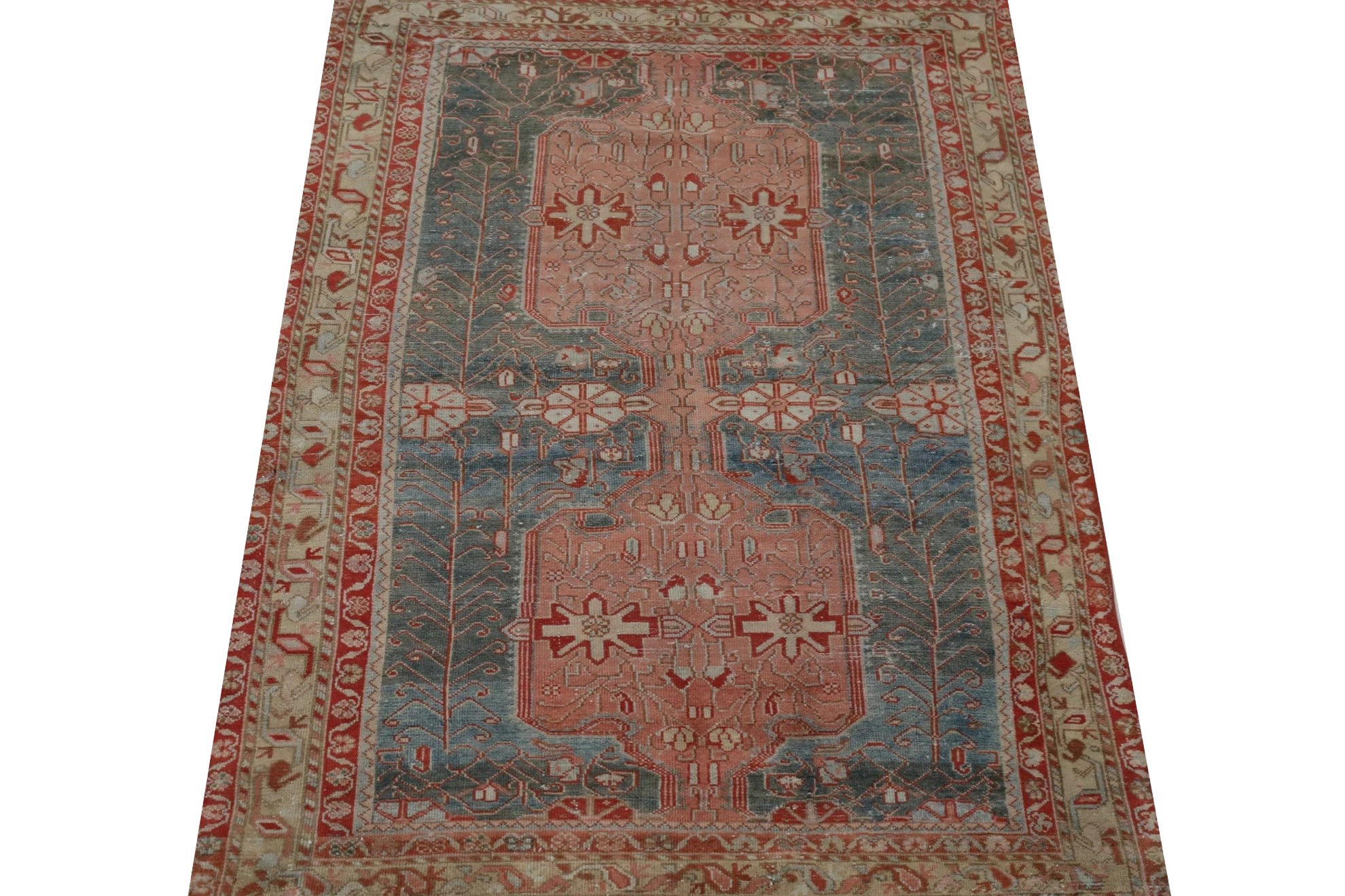 Thumbnail 3 for Antique Persian Mahal Transitional Rug 99566