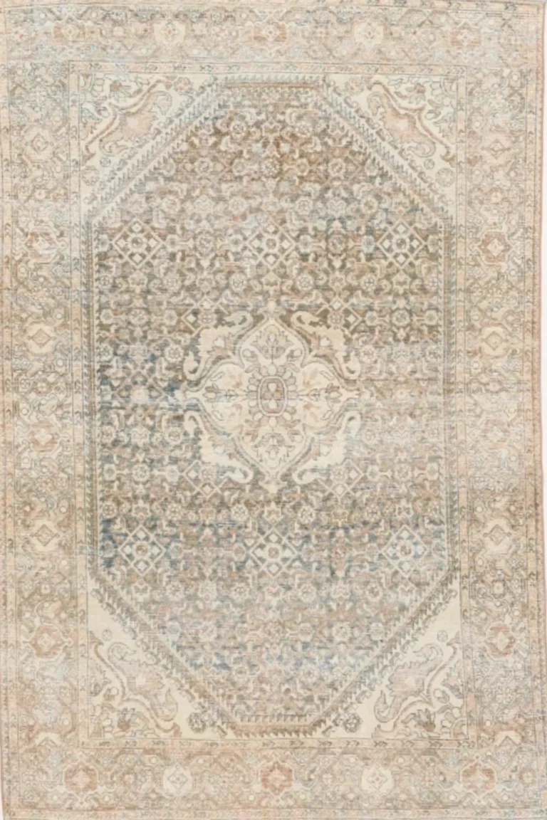 Thumbnail 15 for Antique Persian Mahal Transitional Rug 99567