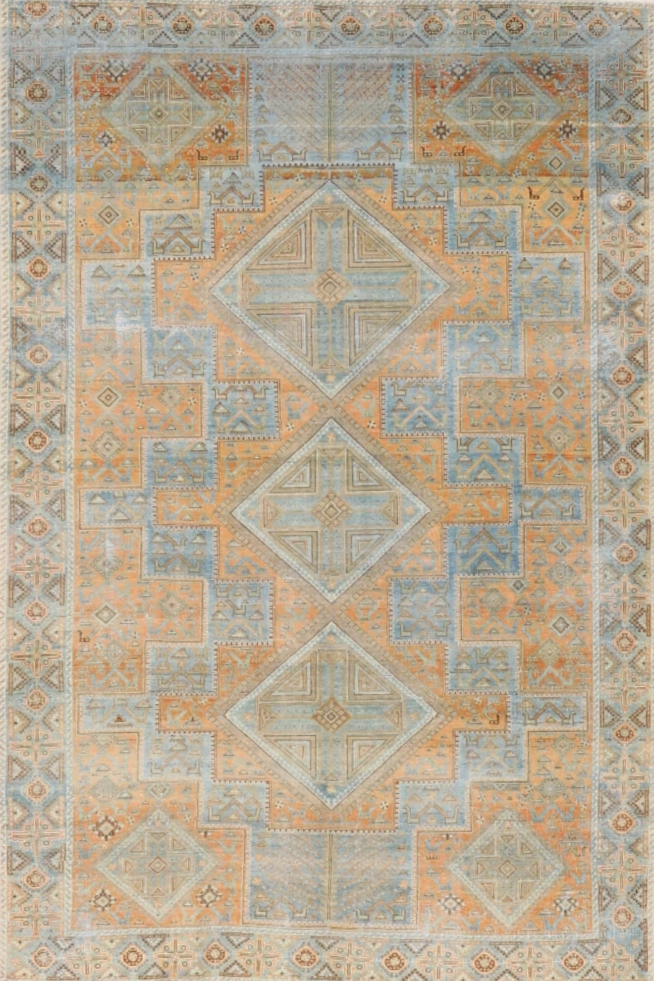 Thumbnail 4 for Antique Persian Shiraz Transitional Rug 99568