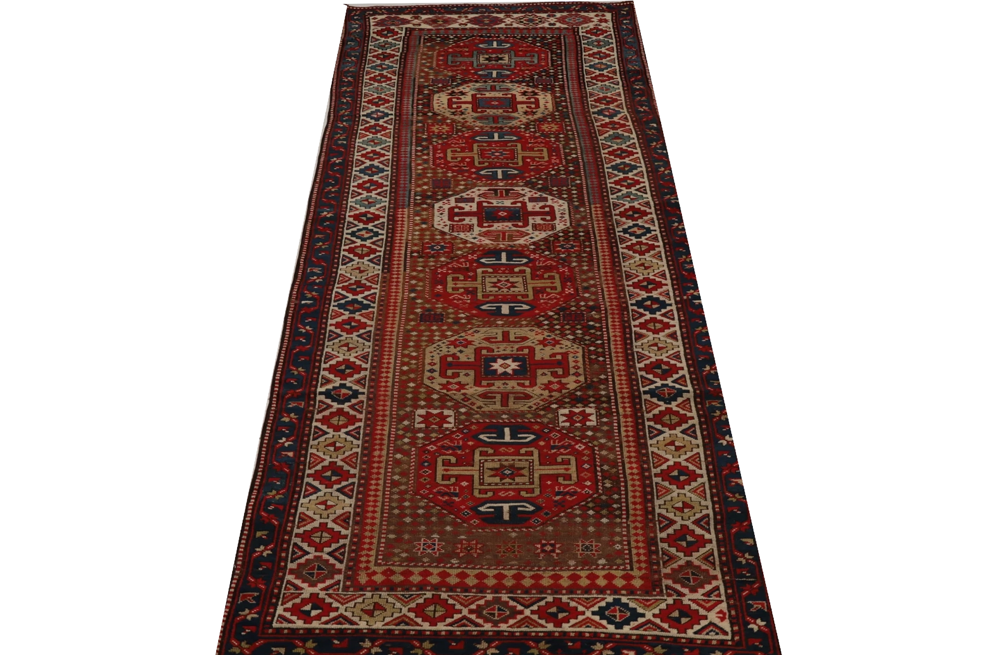 Thumbnail 5 for Antique Russia Kazakhstan Traditional Rug 99584