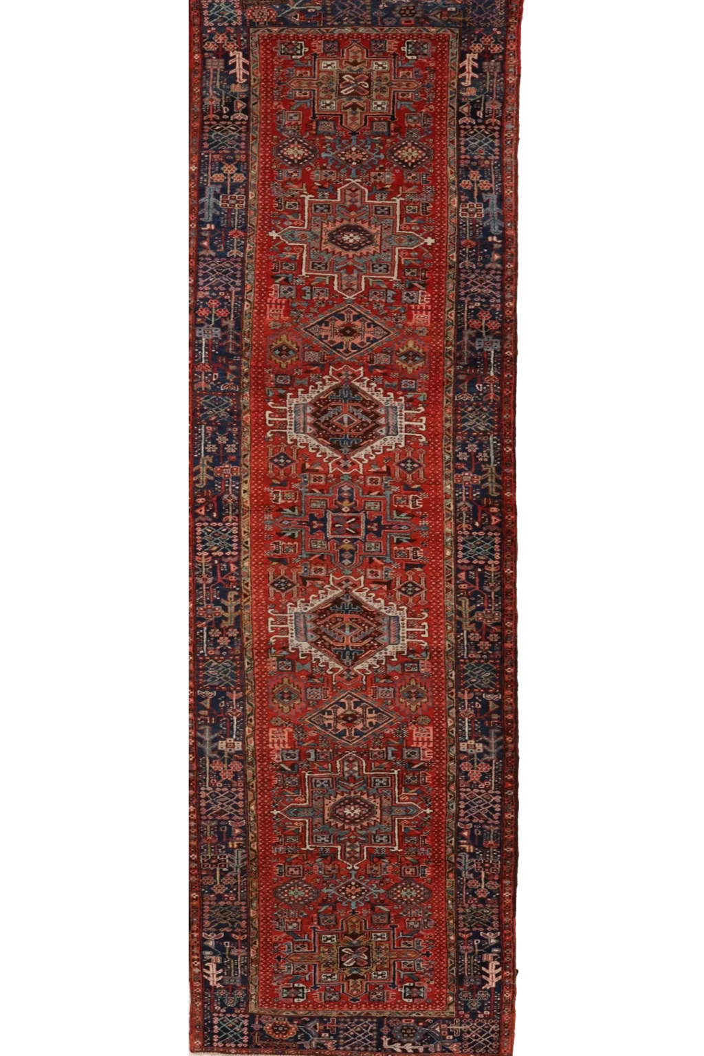Thumbnail 11 for Antique Persian Heriz Traditional Rug 99586