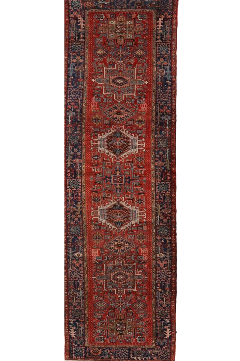Thumbnail 14 for Antique Persian Heriz Traditional Rug 99586