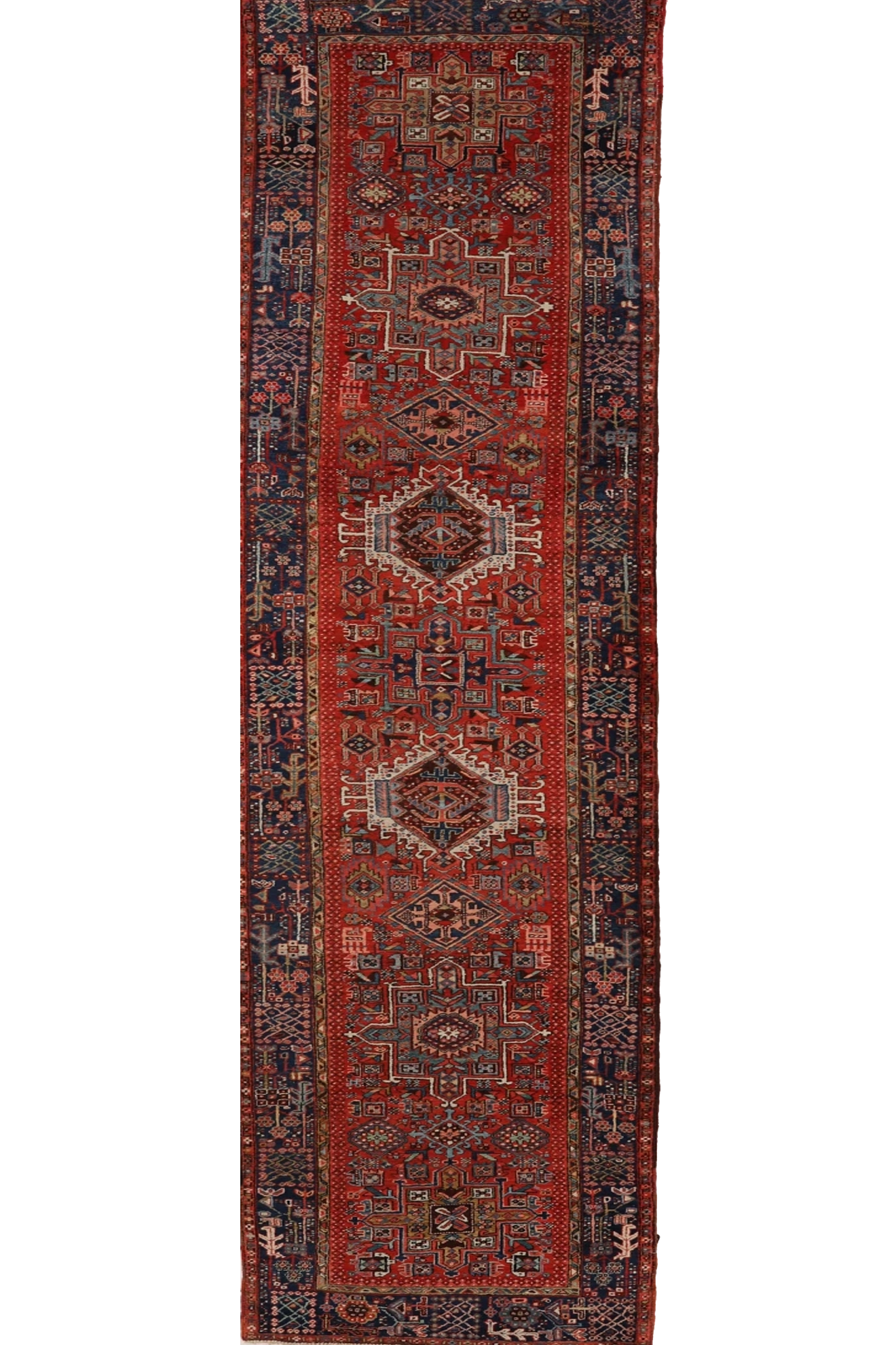 Thumbnail 4 for Antique Persian Heriz Traditional Rug 99586