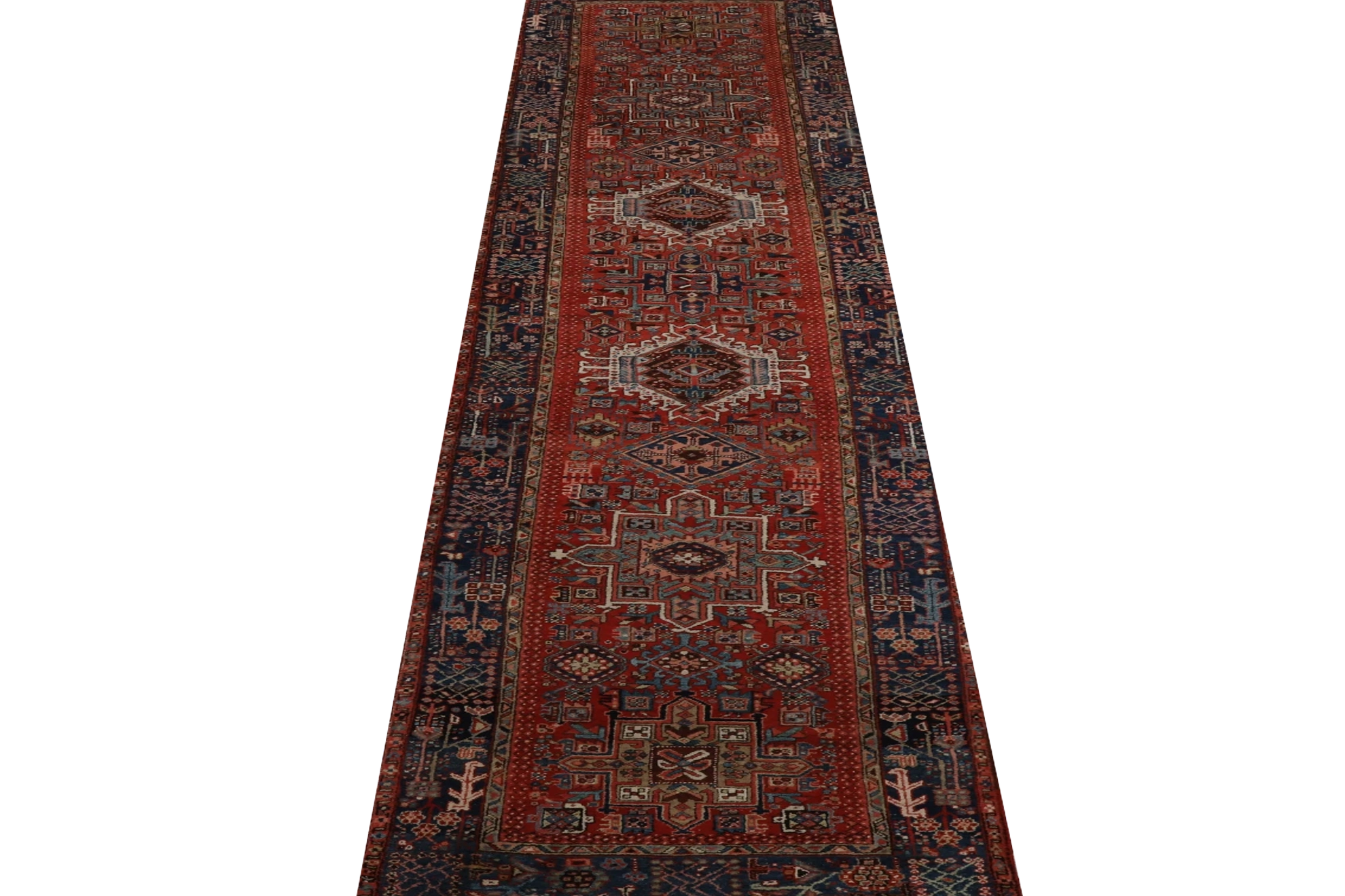 Thumbnail 5 for Antique Persian Heriz Traditional Rug 99586