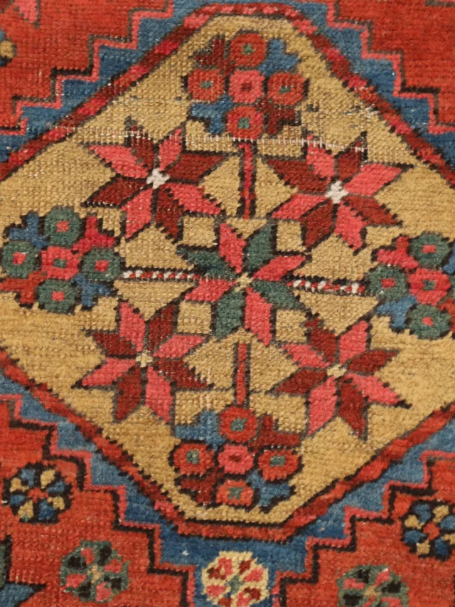 Thumbnail 12 for Antique Persian Heriz Traditional Rug 99587