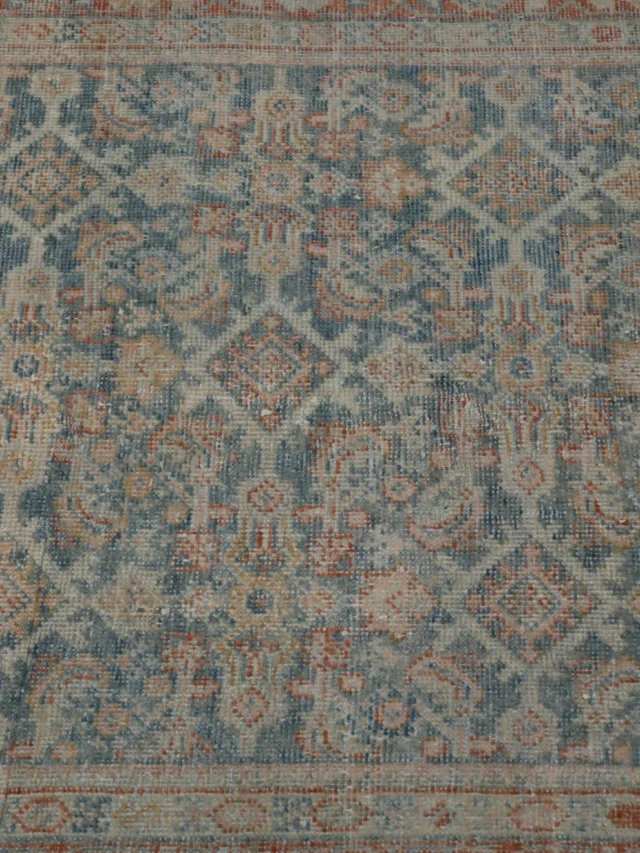 Thumbnail 11 for Antique Persian Mahal Traditional Rug 99551