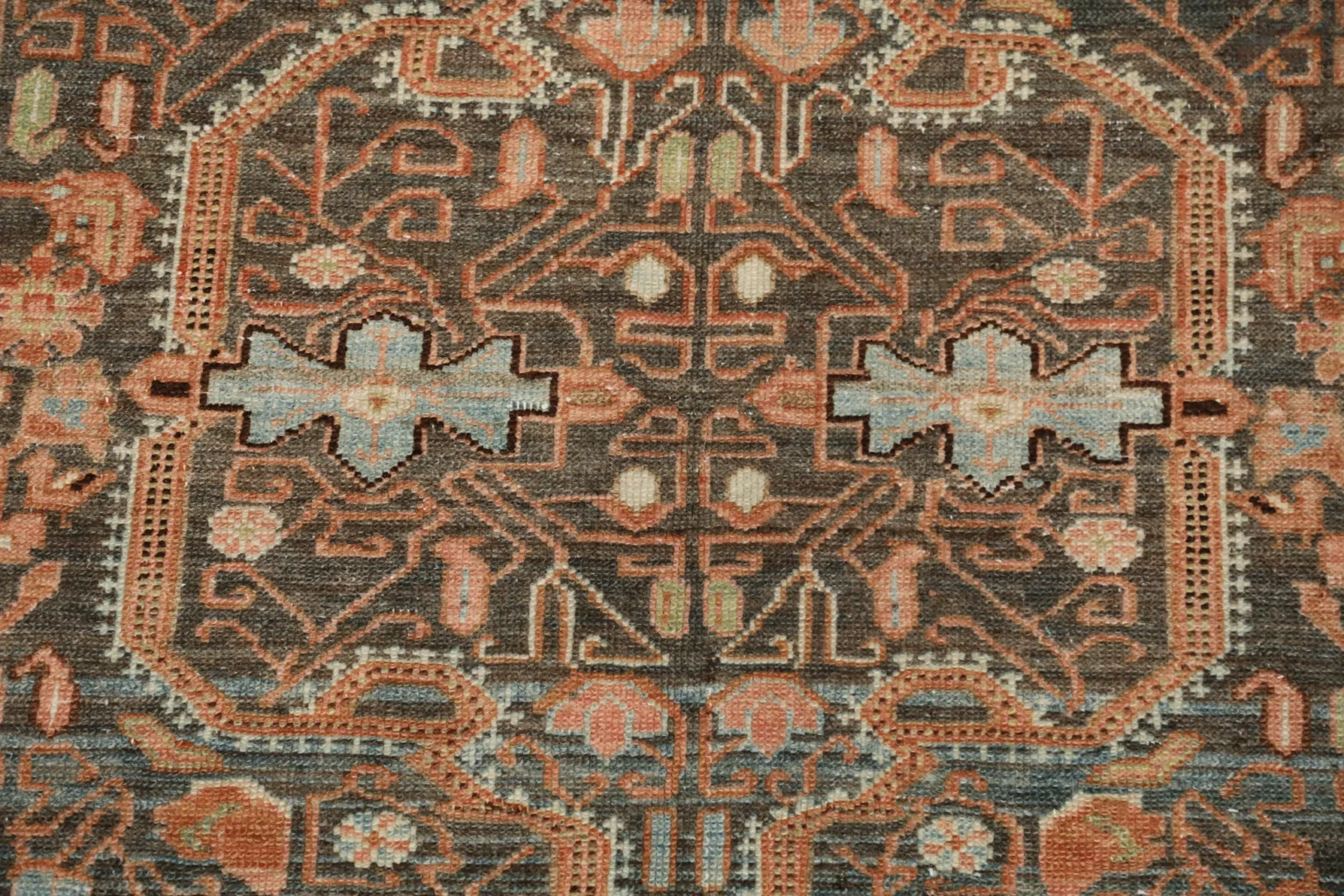 Thumbnail 8 for Antique Persian Mahal Transitional Rug 99565