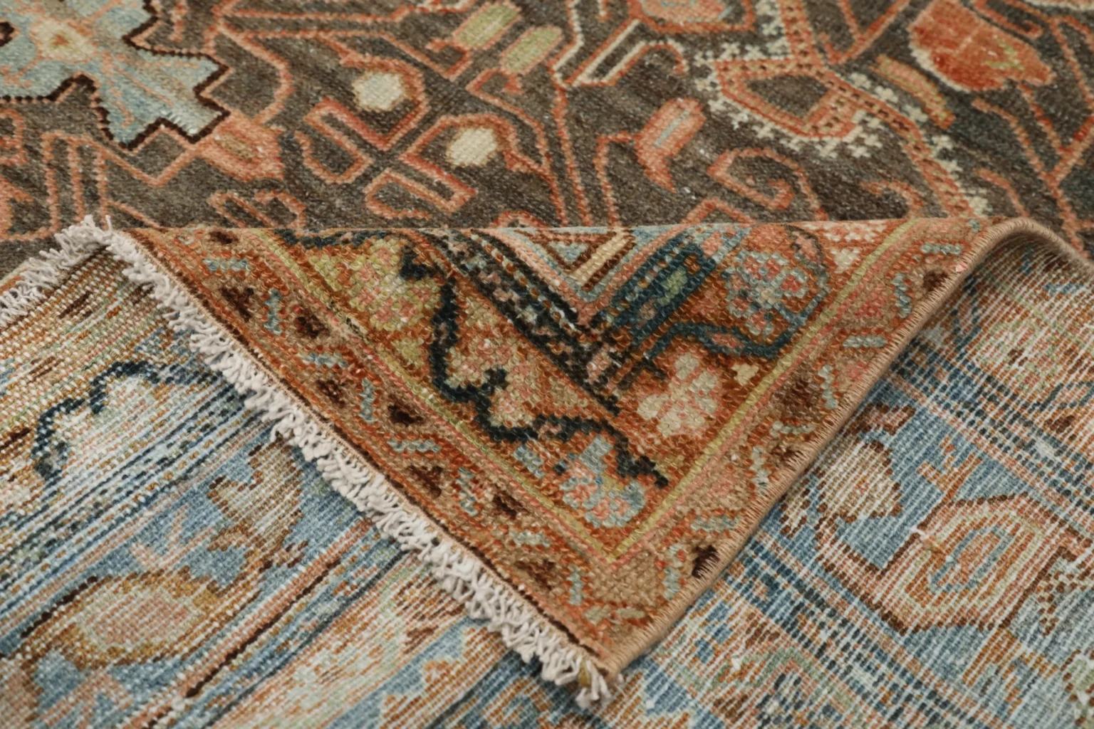 Thumbnail 9 for Antique Persian Mahal Transitional Rug 99565