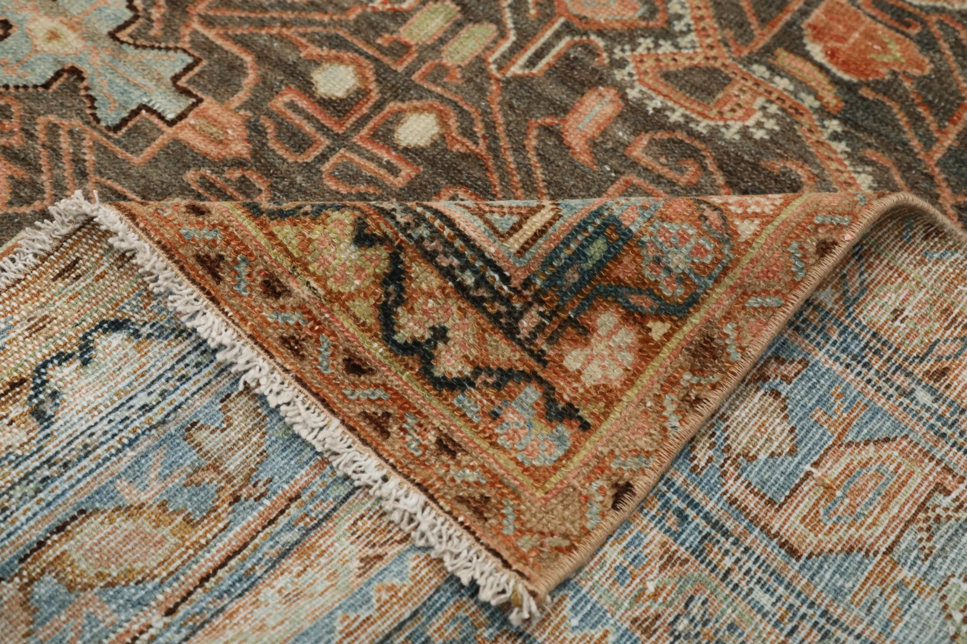 Thumbnail 5 for Antique Persian Mahal Transitional Rug 99565