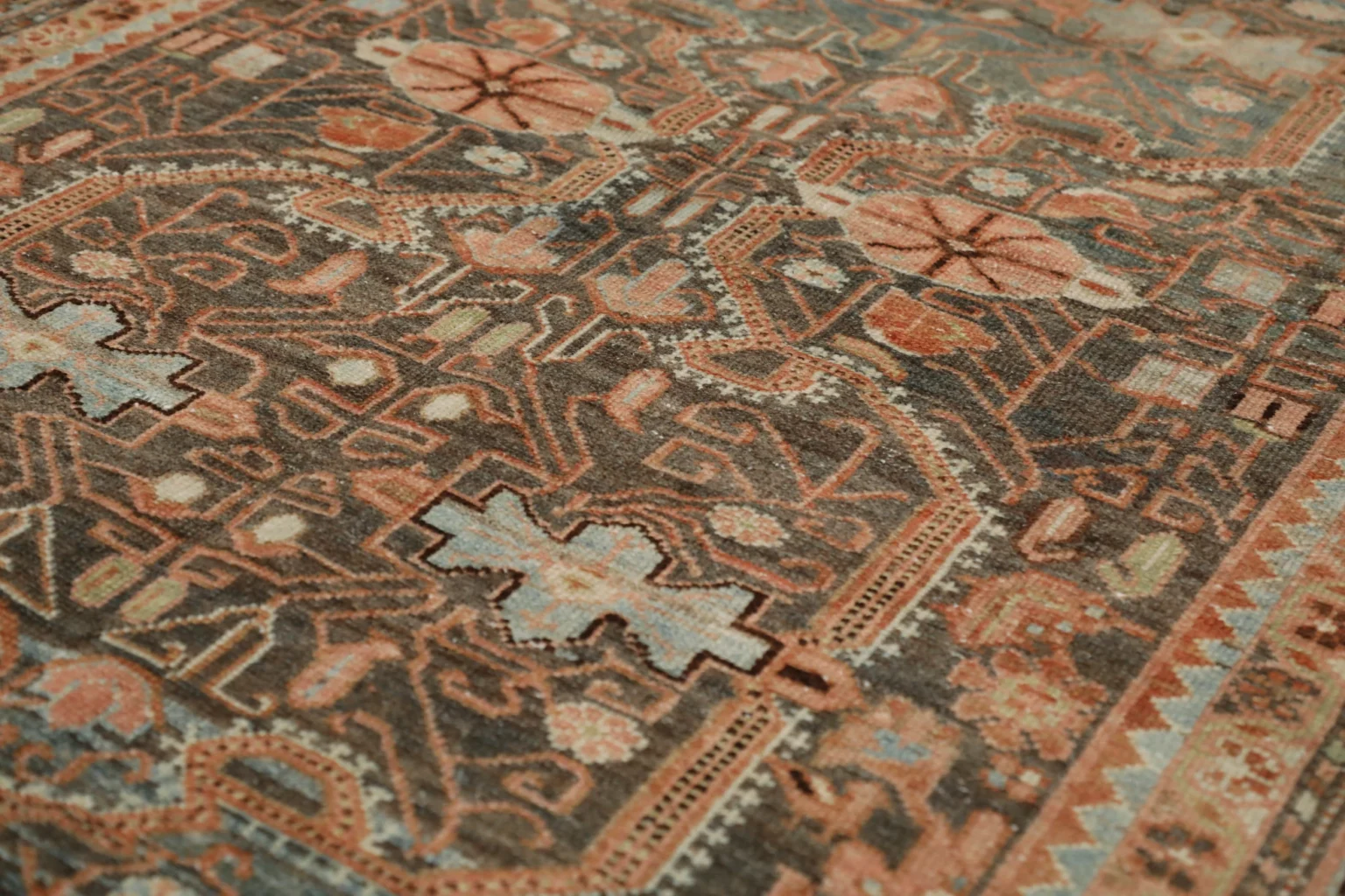 Thumbnail 11 for Antique Persian Mahal Transitional Rug 99565