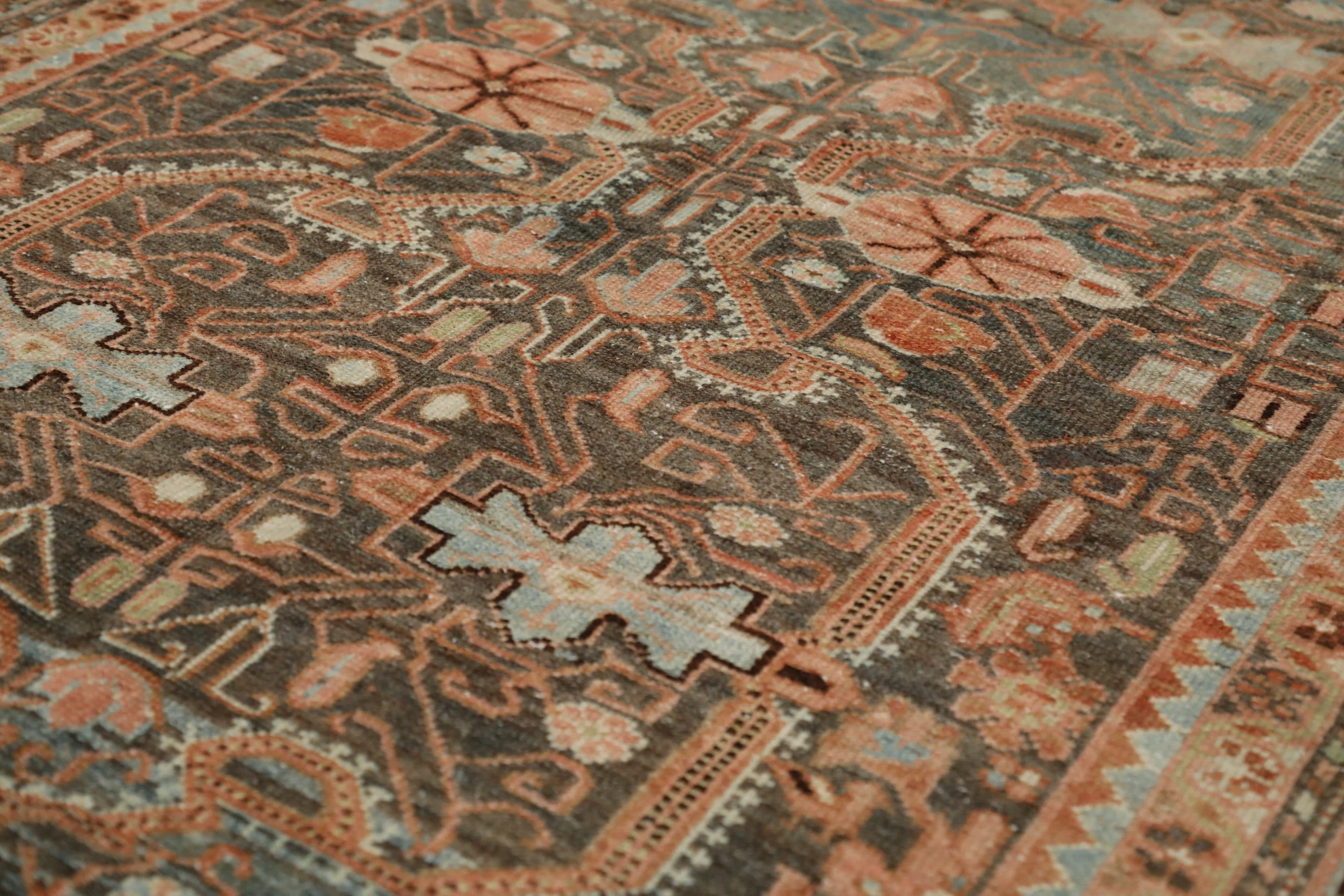 Thumbnail 6 for Antique Persian Mahal Transitional Rug 99565