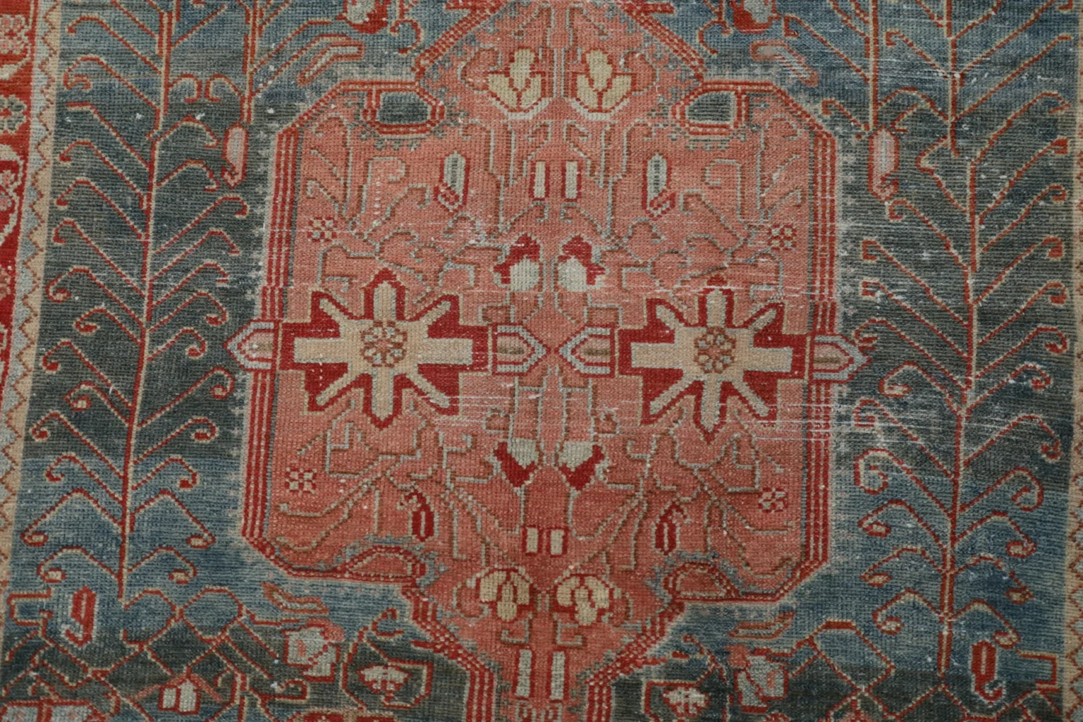 Thumbnail 8 for Antique Persian Mahal Transitional Rug 99566