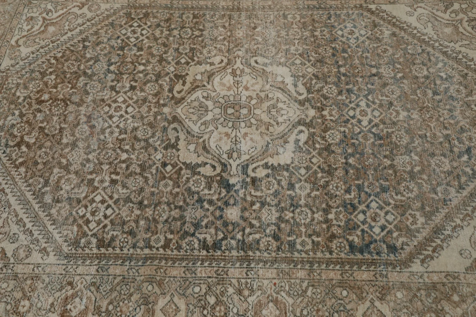 Thumbnail 7 for Antique Persian Mahal Transitional Rug 99567