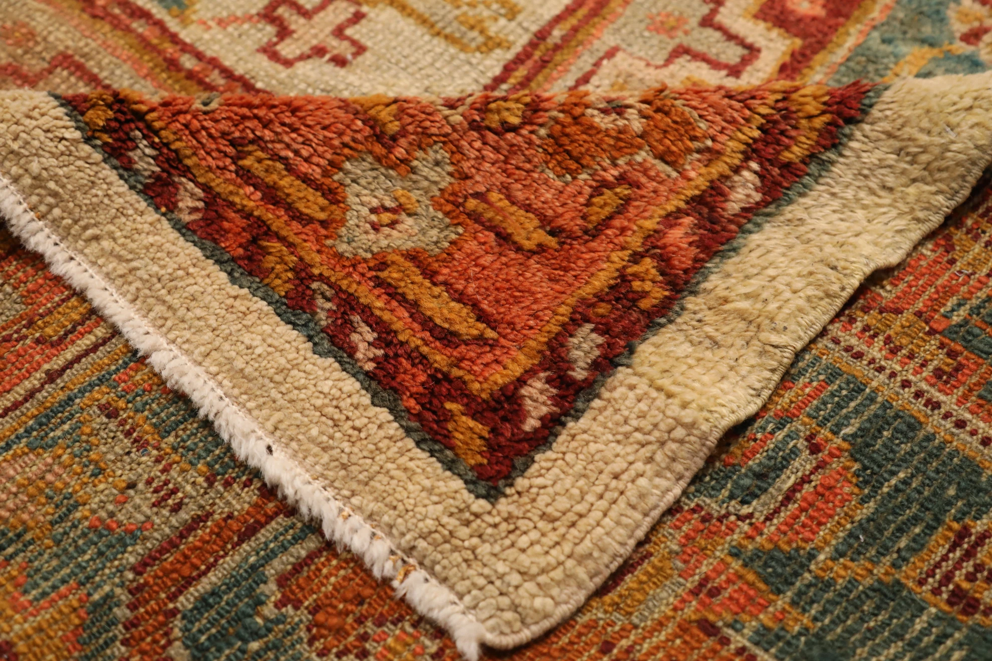 Thumbnail 6 for Antique Turkey Oushak Transitional Rug 99576