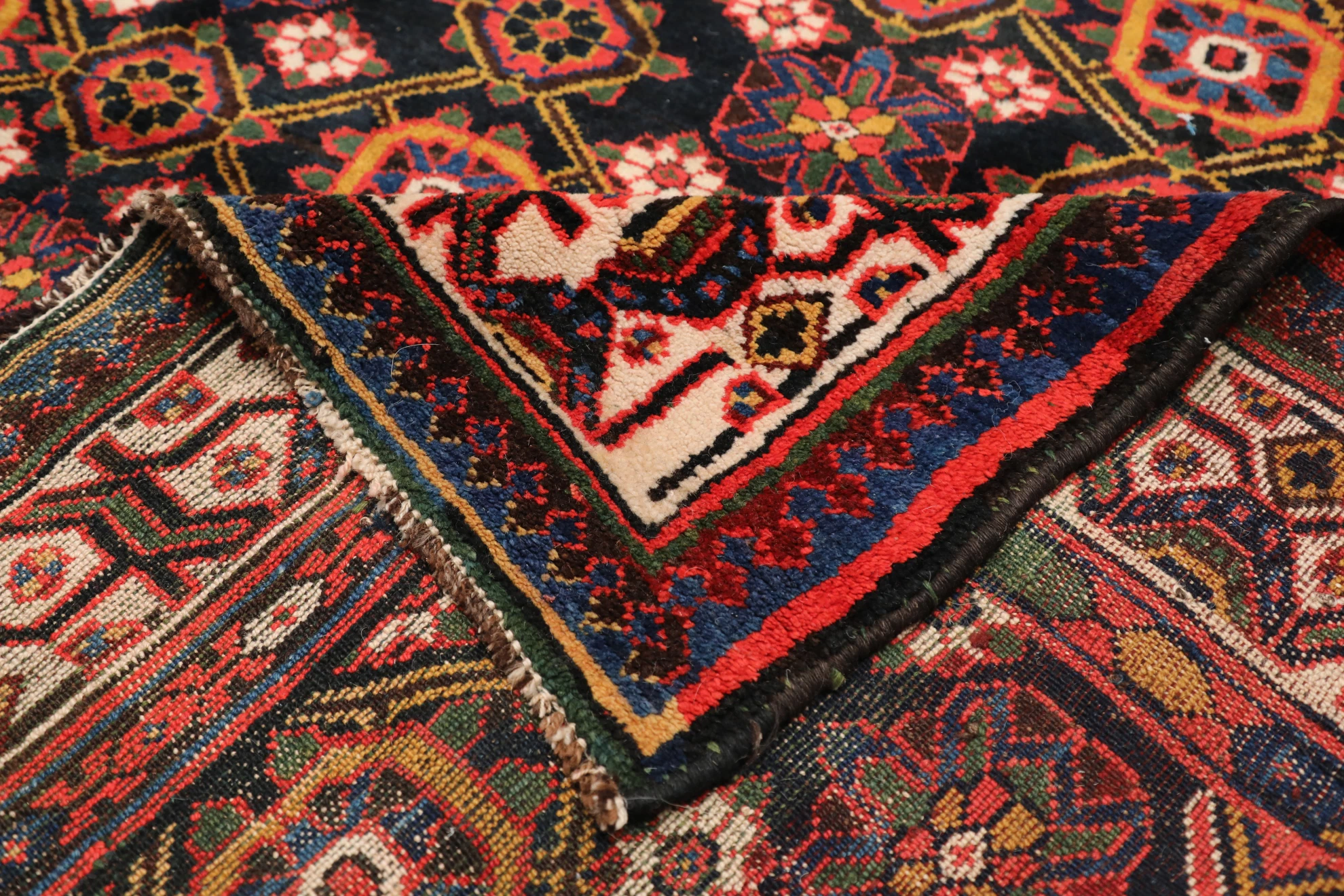 Thumbnail 4 for Antique Persian Varamin Traditional Rug 99581