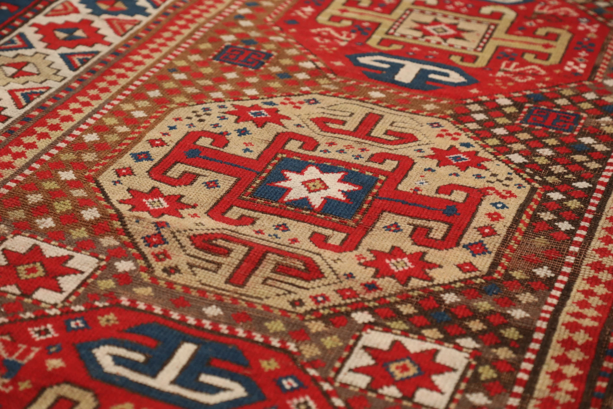 Thumbnail 6 for Antique Russia Kazakhstan Traditional Rug 99584