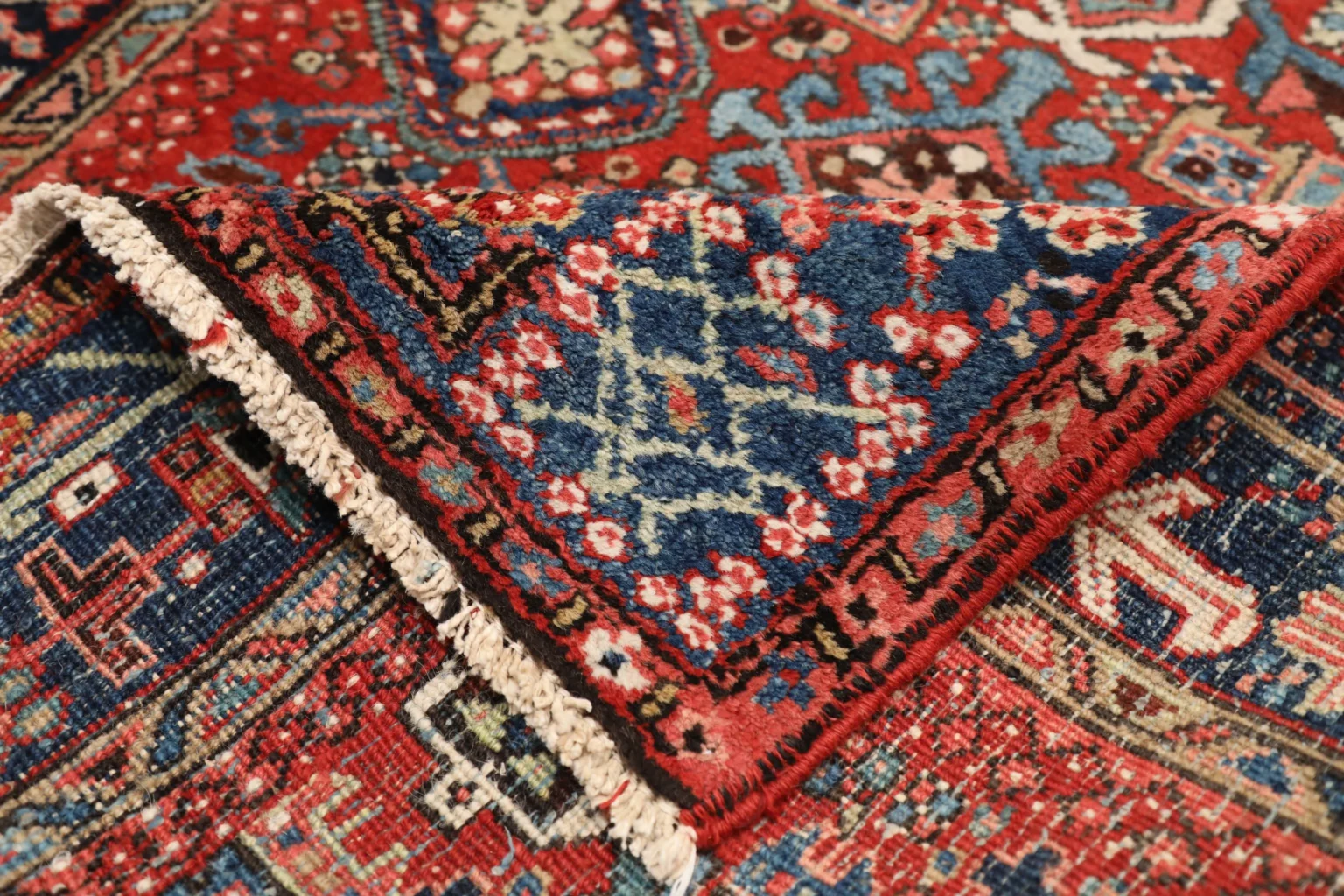 Thumbnail 9 for Antique Persian Heriz Traditional Rug 99586
