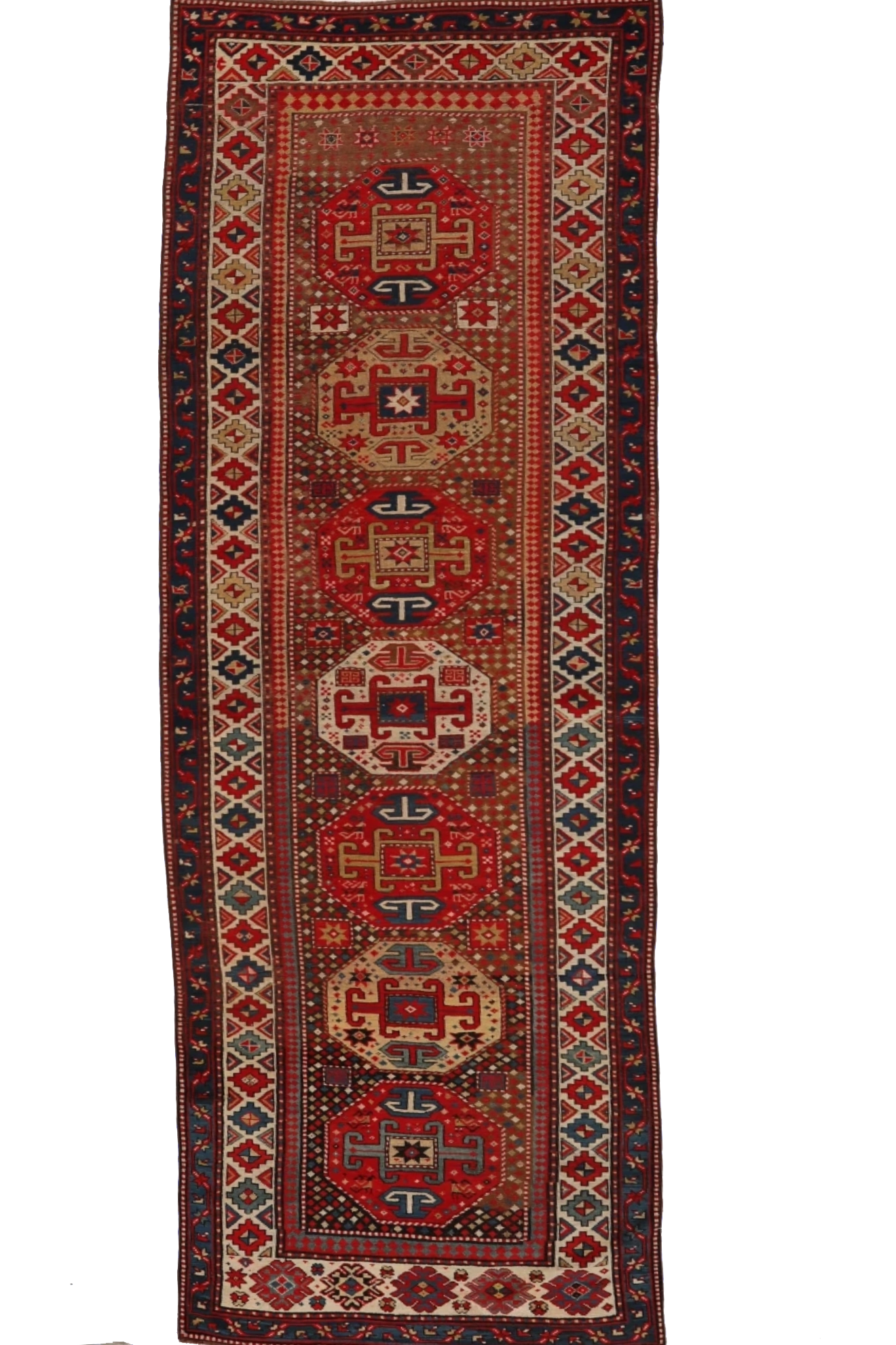 Thumbnail 4 for Antique Russia Kazakhstan Traditional Rug 99584