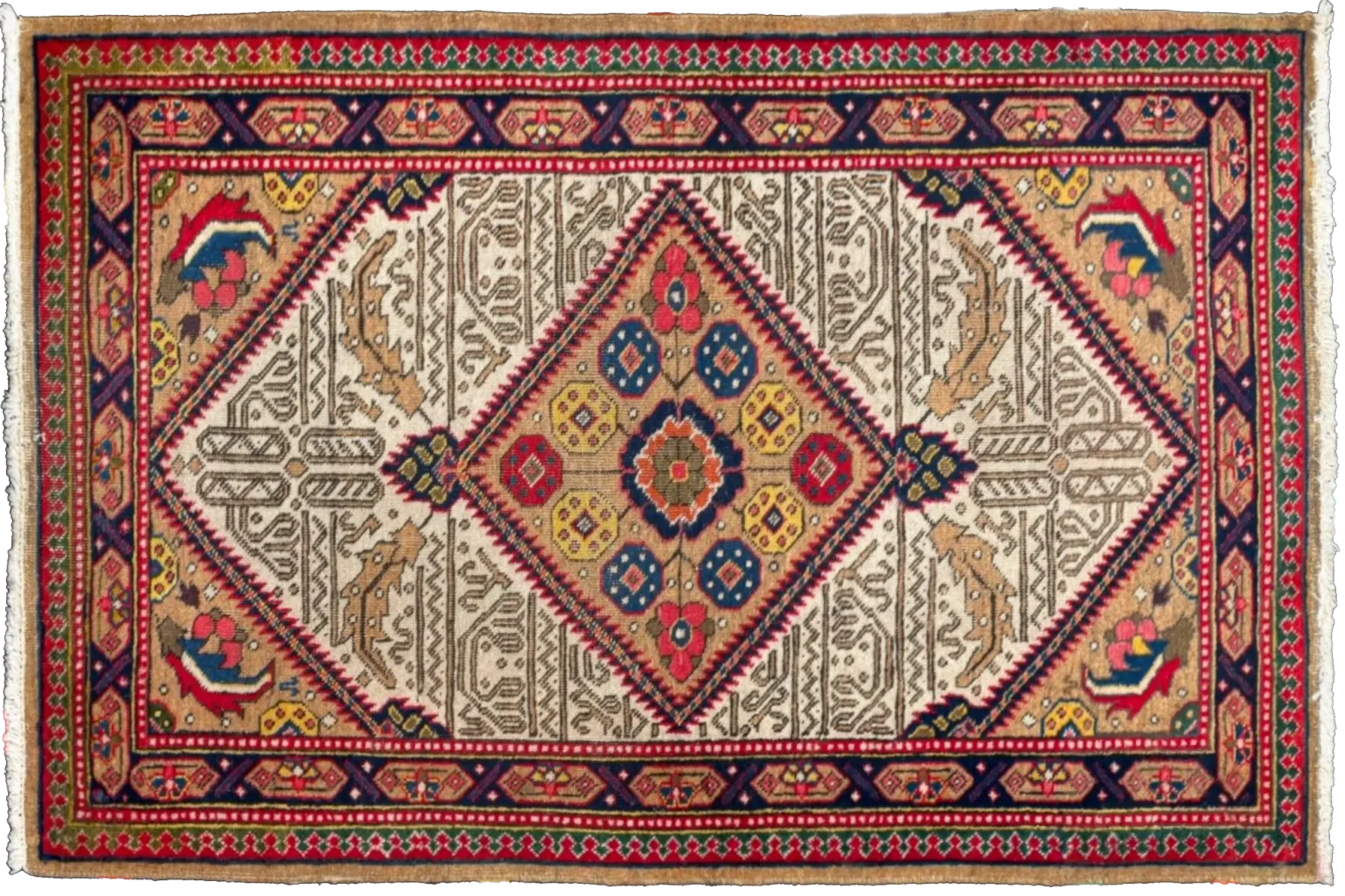 Thumbnail 3 for Persian Tabriz Rug 68787