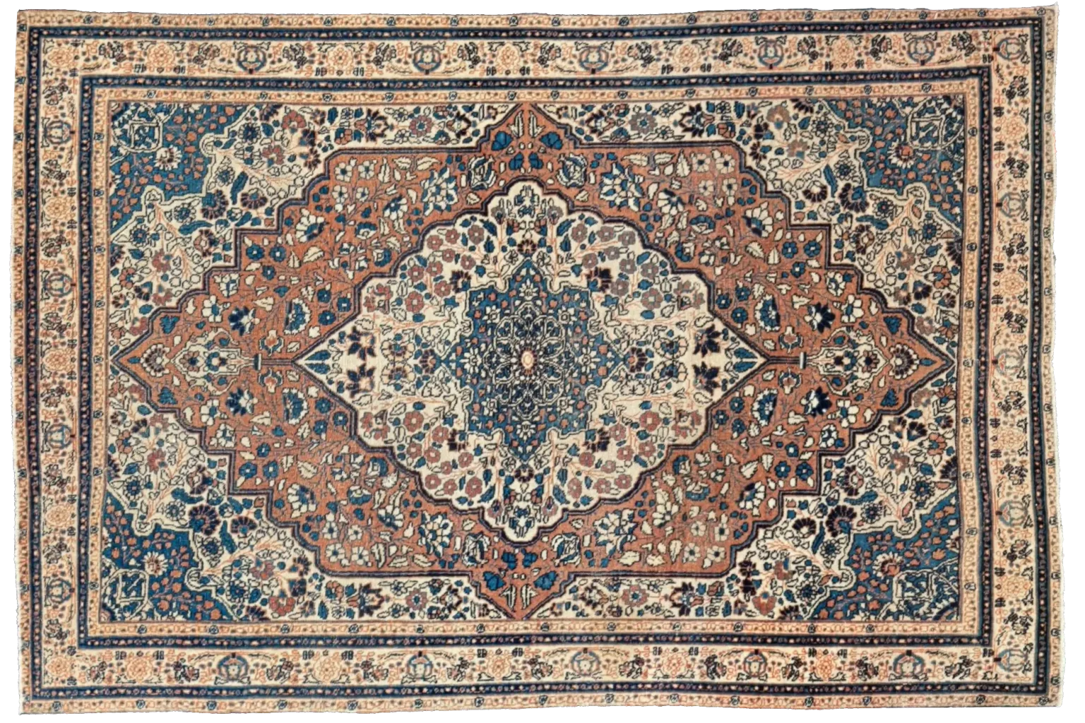 Thumbnail 3 for Persian Tabriz Rug 98239