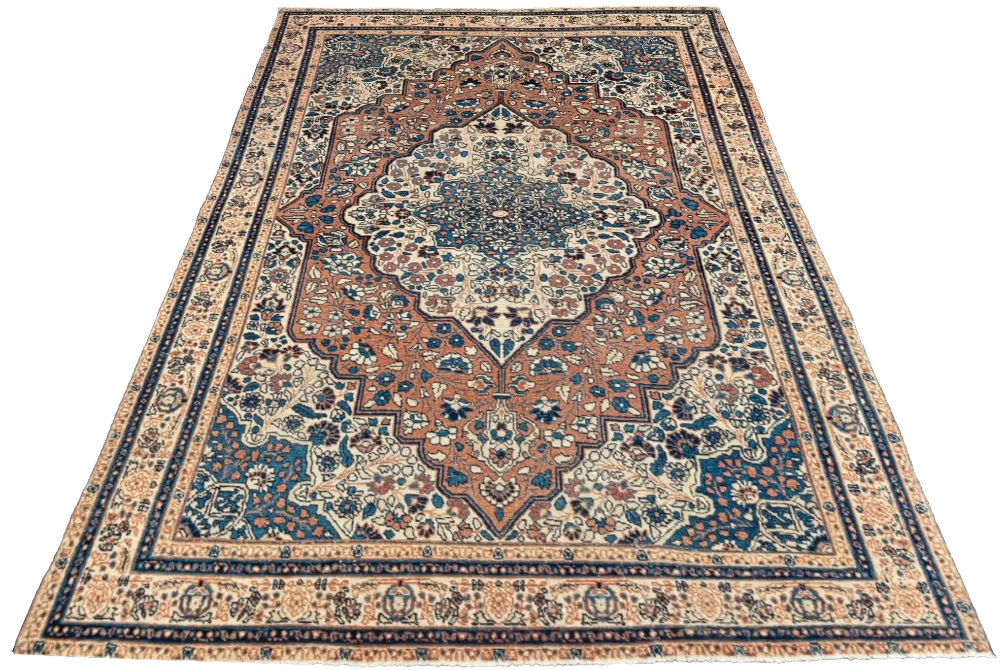 Thumbnail 4 for Persian Tabriz Rug 98239