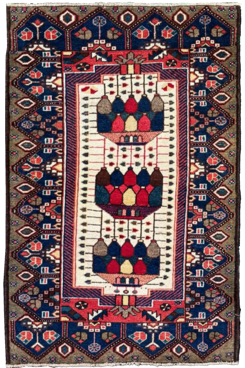 Thumbnail 9 for Persian Saveh Rug 76049