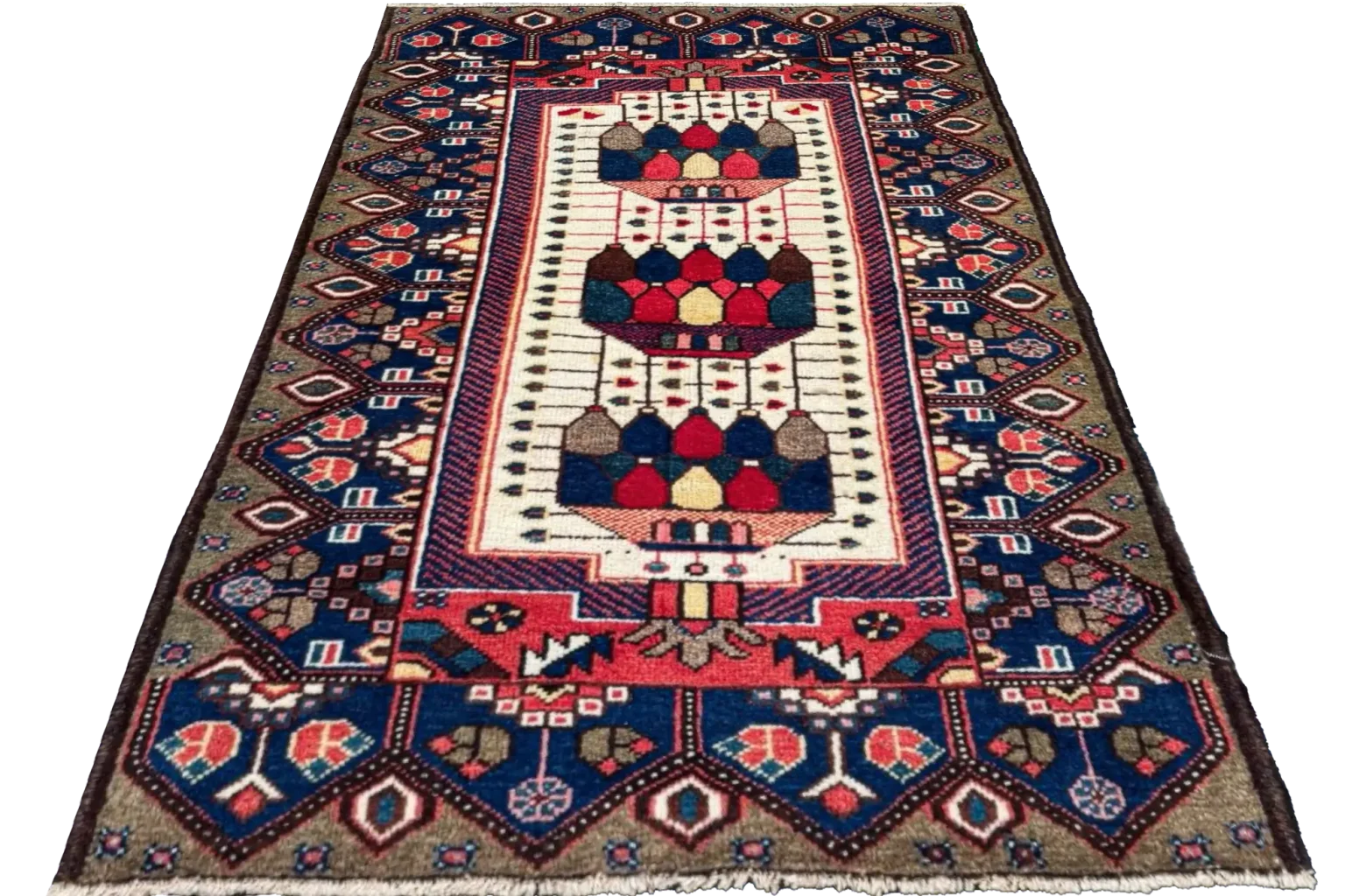 Thumbnail 7 for Persian Saveh Rug 76049
