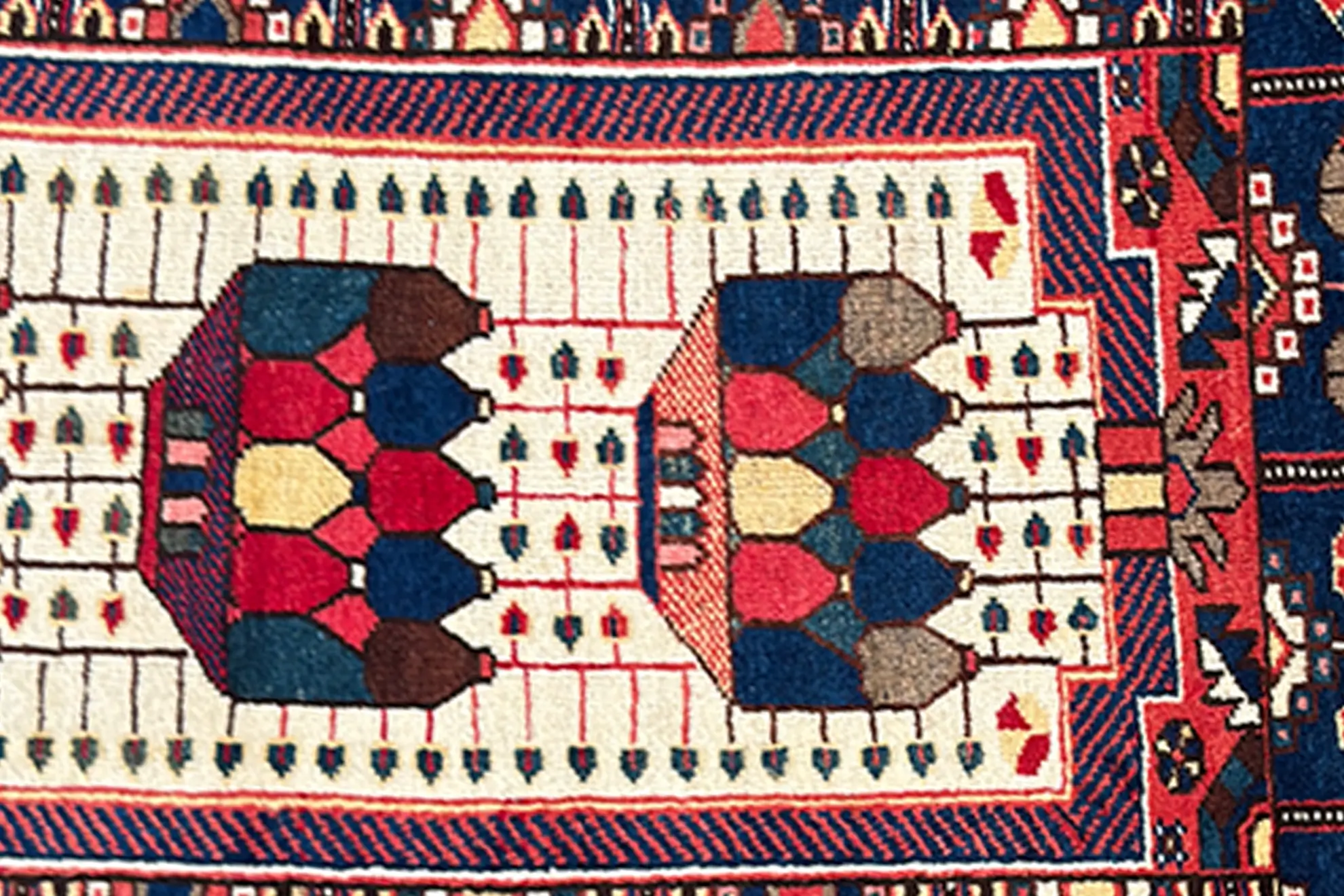 Thumbnail 15 for Persian Saveh Rug 76049