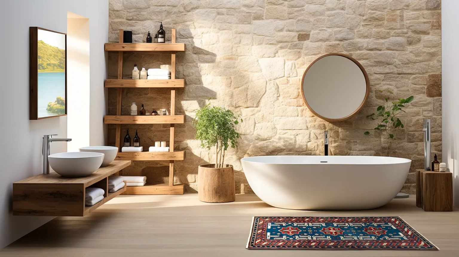 Thumbnail 8 for Persian Oushak Rug 88196