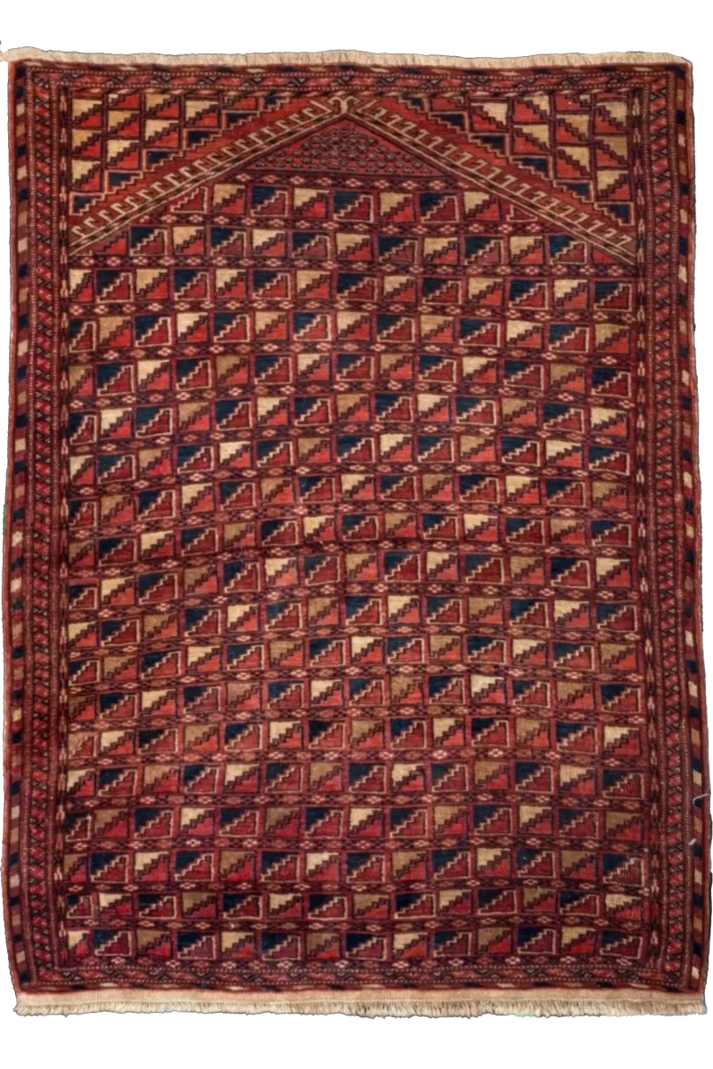 Thumbnail 7 for Persian Turkmen Rug 73243