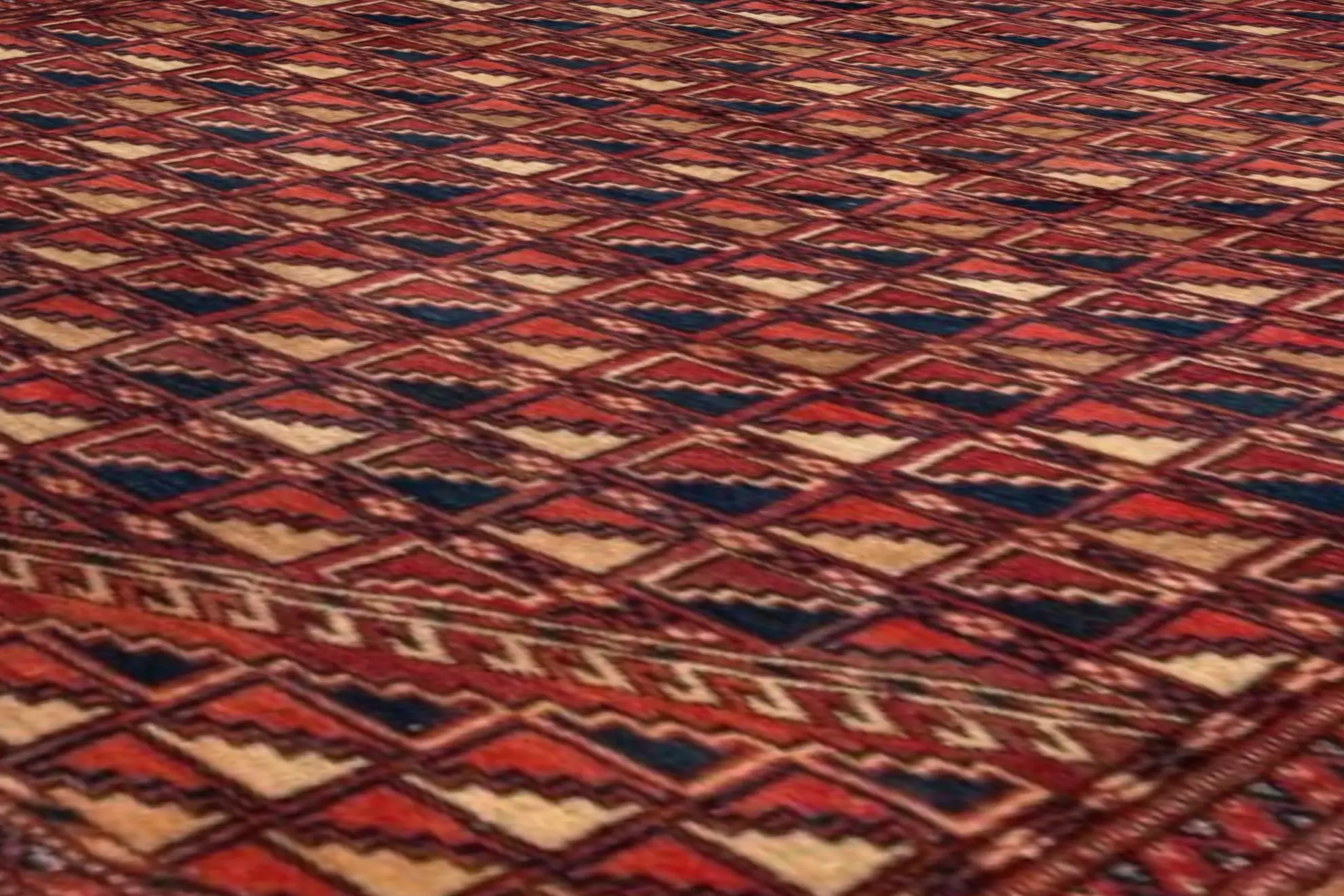 Thumbnail 12 for Persian Turkmen Rug 73243
