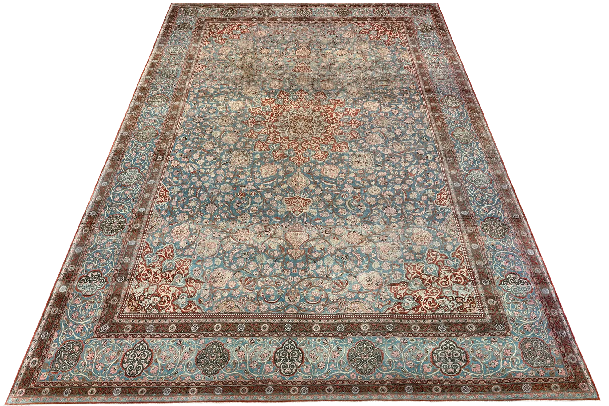 Thumbnail 4 for Persian Isfahan Rug 98312