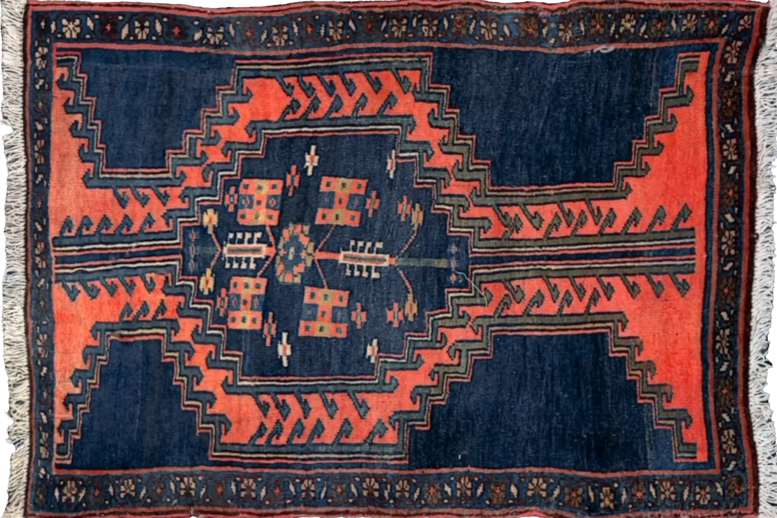 Thumbnail 2 for Persian Zanjan Rug 75115