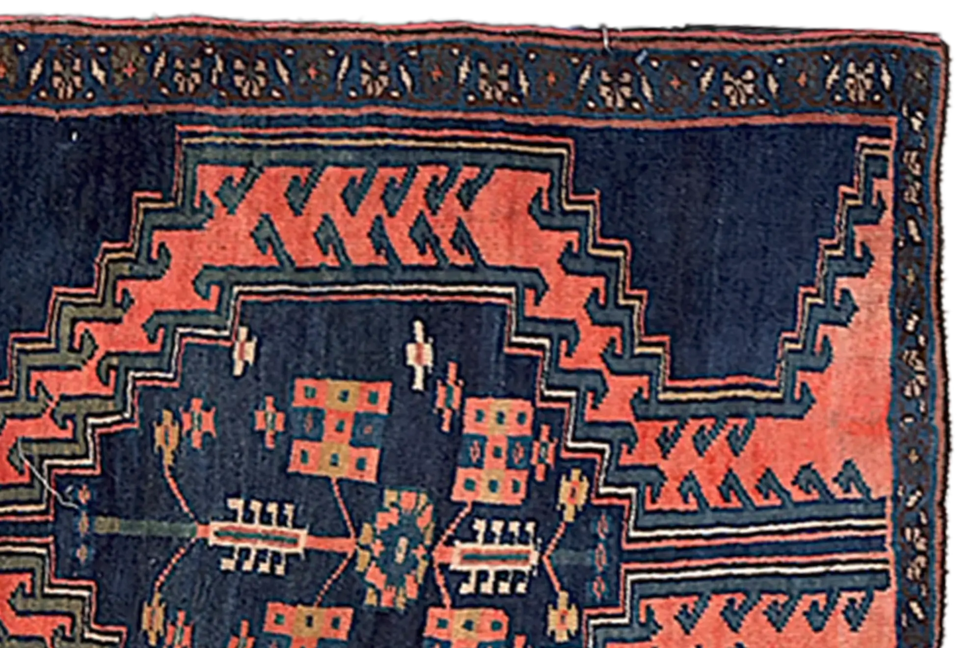 Thumbnail 7 for Persian Zanjan Rug 75115