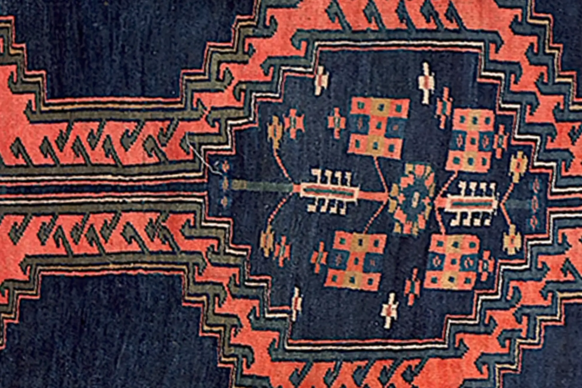 Thumbnail 10 for Persian Zanjan Rug 75115