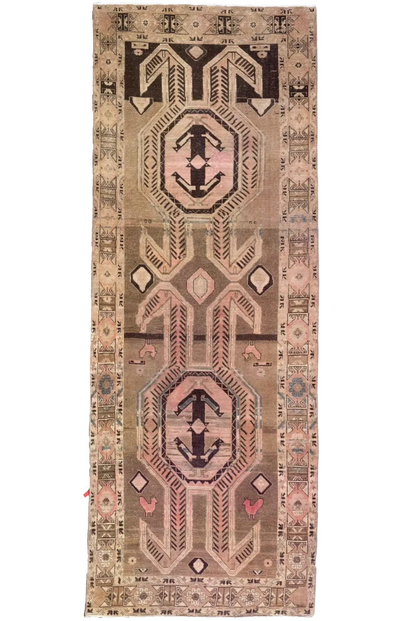 Thumbnail 7 for Antique Persian Azarbaijan Tribal Rug 98010