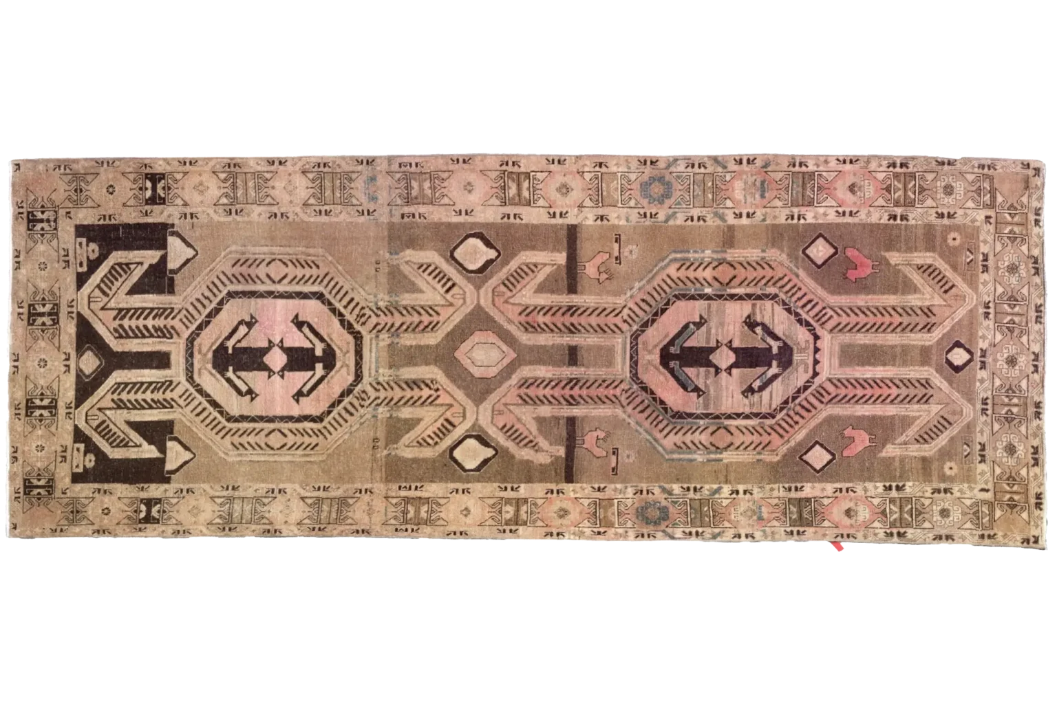 Thumbnail 13 for Antique Persian Azarbaijan Tribal Rug 98010