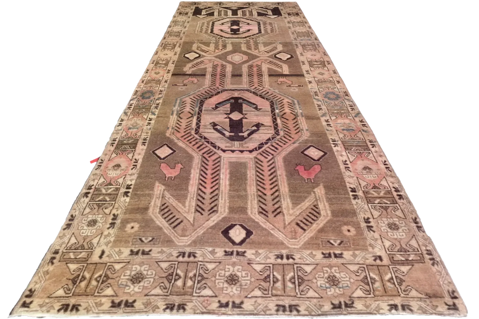 Thumbnail 11 for Antique Persian Azarbaijan Tribal Rug 98010