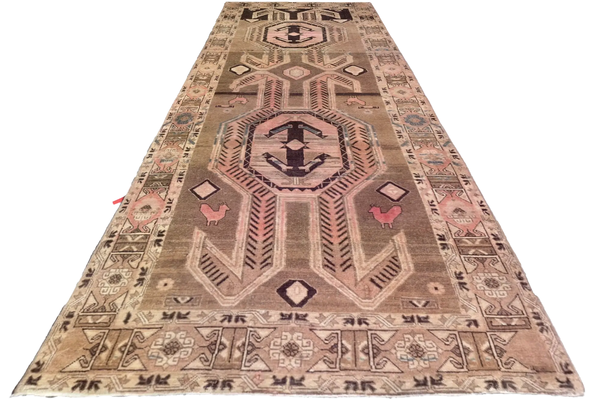 Thumbnail 8 for Antique Persian Azarbaijan Tribal Rug 98010