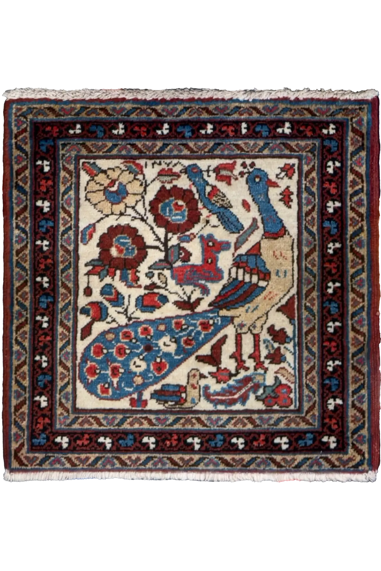 Thumbnail 8 for Persian Heriz Rug 72305